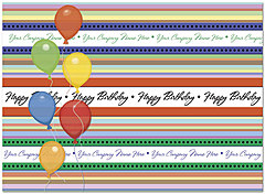 Select a verse, create your own custom verse, or order blank.  Festive Party Name Card D2089U-V